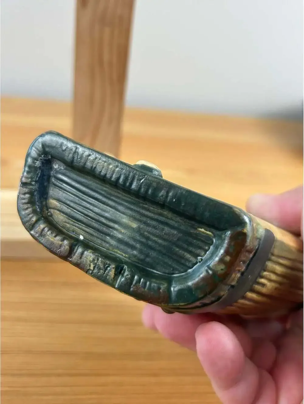 Weller Art Pottery Woodrose 1920s Brown Wall Pocket